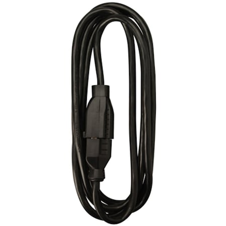 Virtual SJOW Extension Cord, 16 AWG, Indoor/Outdoor, 16/3, 1 Outlets, Black, Vinyl, 10 ft VI2670423
